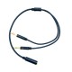 VegGieg 3.5mm Kulaklık ve Mikrofon Ayırıcı Y Kablo