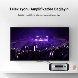 VegGieg 3 RCA to 3 RCA Ses ve Görüntü Kablosu 5 Metre