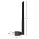 VegGieg 300 Mbps 2.4Ghz/6Ghz Dual Band Alıcı Verici USB WiFi 6 Adaptör