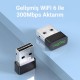 VegGieg 300 Mbps Wifi 6 Çift Bant Kablosuz Alıcı Verici Nano USB Adaptör