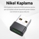 VegGieg 300 Mbps Wifi 6 Çift Bant Kablosuz Alıcı Verici Nano USB Adaptör