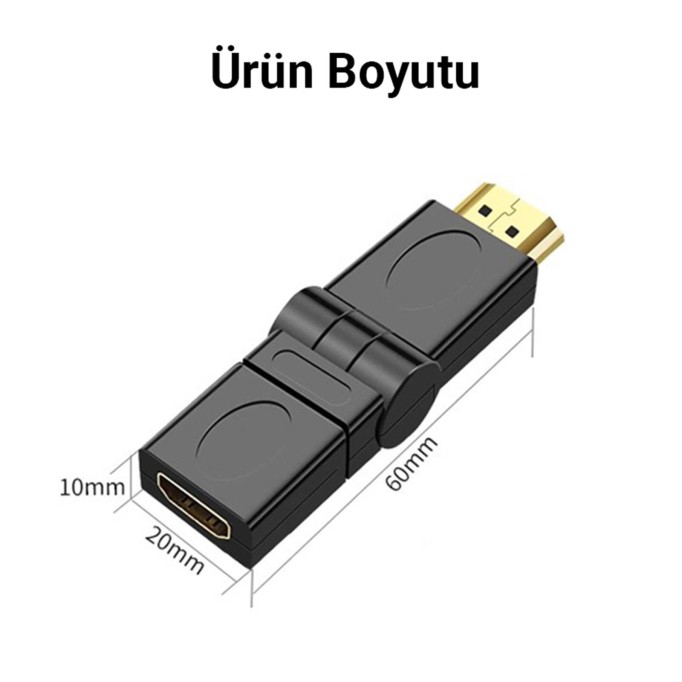 VegGieg 360 Derece HDMI to HDMI Dönüştürücü