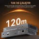 VegGieg 4K 30Hz HDMI KVM Extender 120 Metre CAT5E ve Cat6 HDMI Menzil Genişletici Uzatıcı