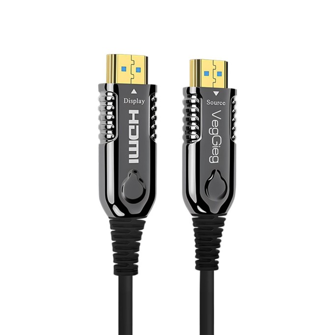 VegGieg 4K 60Hz 18Gbps HDR ARC HDCP Fiber Optik HDMI 2.0 Kablo 70 Metre