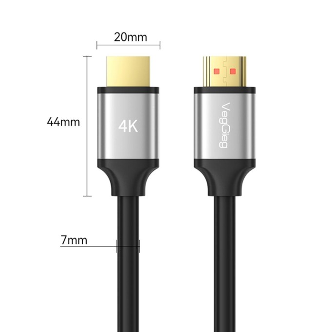 VegGieg 4K 60Hz 18Gbps HDR ARC HDCP HDMI 2.0 Kablo 1.5 Metre