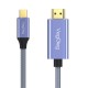 VegGieg 4K/60Hz Type-C 3.1 to HDMI 2.0 Dönüştürücü Kablo 2 Metre