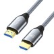 VegGieg 8K 60Hz 4K 120Hz 48 Gbps HDR ARC HDCP Örgülü HDMI 2.1 Kablo 3 Metre