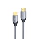 VegGieg 8K 60Hz 4K 120Hz 48 Gbps HDR ARC HDCP Örgülü HDMI 2.1 Kablo 3 Metre