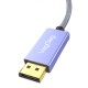 VegGieg 8K/60Hz 4K/144Hz/120Hz Type-C 3.1 to Displayport 1.4 Çift Yönlü Kablo 2 Metre