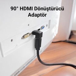 VegGieg 90 Derece HDMI to HDMI Dönüştürücü