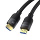 VegGieg Premium 8K 60Hz 4K 120Hz HDCP ARC HDR Örgülü HDMI 2.1 Kablo 1.5 Metre