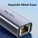 VegGieg Type-C 1000Mbps Gigabit Ethernet Adaptörü PC, Mac, Konsol, Tv Box Uyumlu