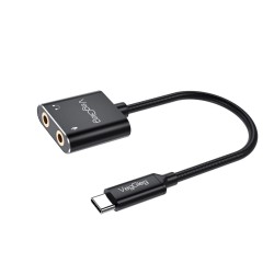 VegGieg Type-C Ses Kartı 3.5mm Kulaklık ve Mikrofon Girişli