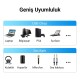 VegGieg Type-C Ses Kartı 3.5mm Kulaklık ve Mikrofon Girişli