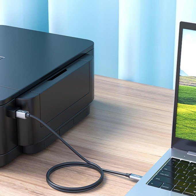 VegGieg Type-C to USB-B Yazıcı Kablosu 1.5 Metre