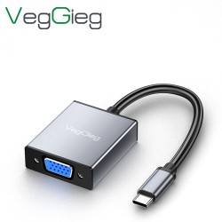 VegGieg Type-C to VGA 1080P 60Hz Çevirici Dönüştürücü Kablo Adaptör VegGieg Type-C to VGA 1080P 60Hz Çevirici Dönüştürücü Kablo Adaptör