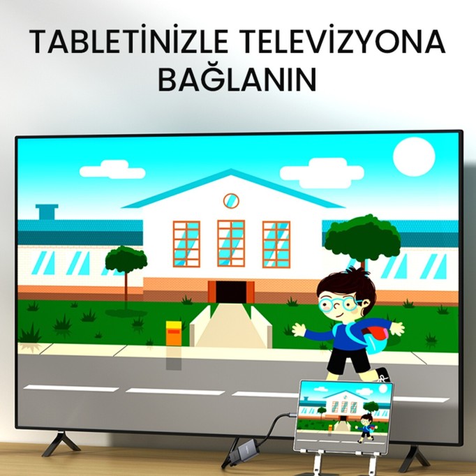 VegGieg Type-C to VGA 1080P 60Hz Çevirici Dönüştürücü Kablo Adaptör