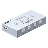 Veggieg USB 2.0 Anahtarlı Manuel 4 Portlu Yazıcı Printer Çoklayıcı Paylaşım Sharing Switch Adaptörü
