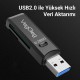 VegGieg USB 2.0 SD ve Micro SD Hafıza Kart Okuyucu Siyah