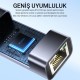 Veggieg USB 2.0 to 100Mbps RJ45 Lan Ethernet İnternet Bağlantı Çevirici Dönüştürücü Adaptör