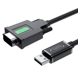 VegGieg USB 2.0 to RS232 DB9 PL2303 Chip Dönüştürücü Adaptör Kablo 1.5 Metre VegGieg USB 2.0 to RS232 DB9 PL2303 Chip Dönüştürücü Adaptör Kablo 1.5 Metre