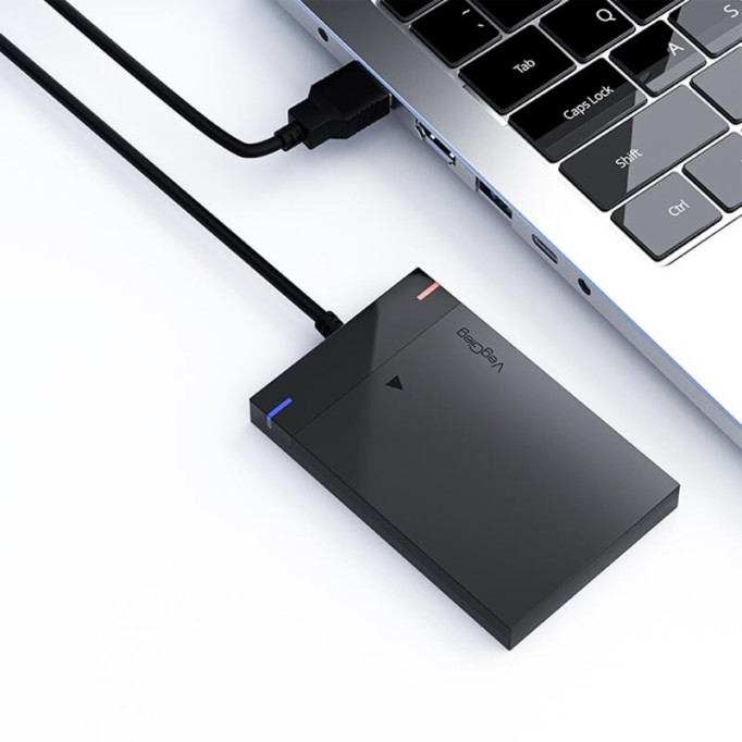 VegGieg USB 3.0 Type-C 2.5" inch SATA SSD Hard Disk Kutusu