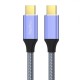 VegGieg USB 3.1 Type-C PD 100W 5A 10Gbps 4K 60Hz Destekli Kablo 2 Metre