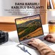 Veggieg USB Type-C to 100Mbps RJ45 Ethernet LAN Çevirici ve 3 Portlu USB 2.0 Hub Çoklayıcı Adaptör