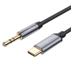 VegGieg USB Type-C to 3.5mm Aux Hi-Fi Ses Kablosu 1 Metre