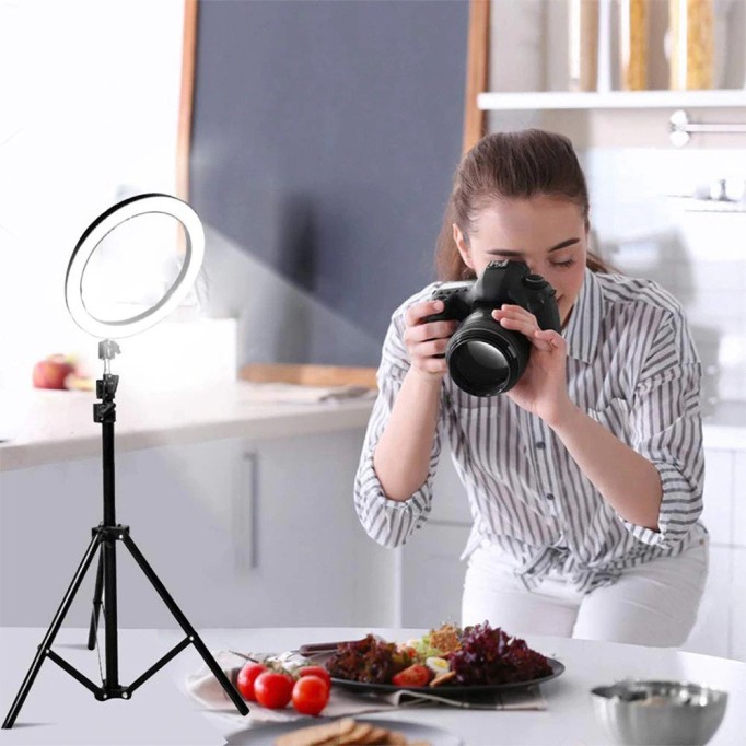 Vidlok Ring Light 30cm Led Video Işığı (Ayak Dahil)