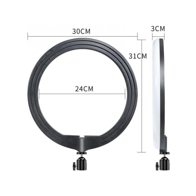 Vidlok Ring Light 30cm Led Video Işığı (Ayak Dahil)
