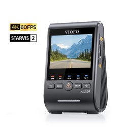  Viofo A329S 4K 60FPS Wi-Fi 6 HDR Sony STARVIS 2 Sensör GPS'li SSD Destekli Araç Kamerası