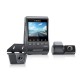 Viofo A329SW 3 Kameralı Ön+İç+Arka Dış Su Geçirmez 4K+2K+2K Sony STARVIS 2 Sensör GPS'li Araç Kamerası