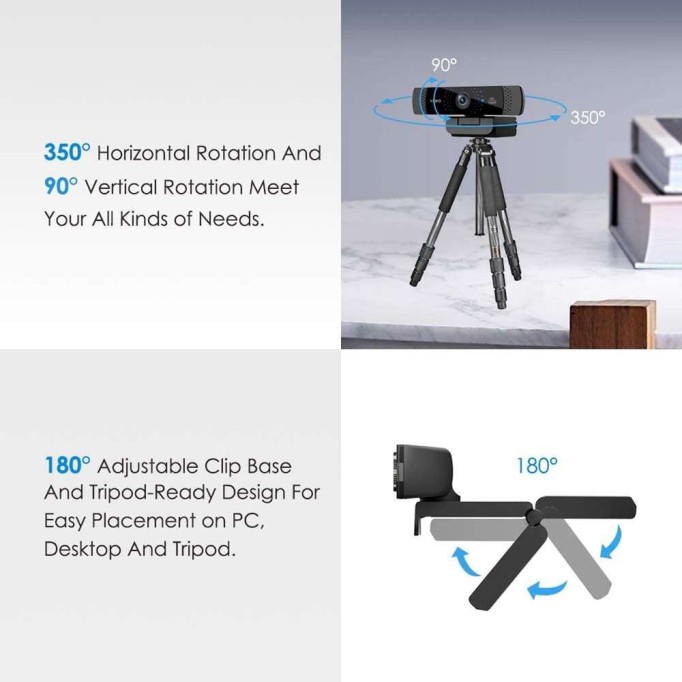 Viofo P800 Full HD Mikrofonlu Webcam Bilgisayar PC Kamerası Viofo P800 Full HD Mikrofonlu Webcam Bilgisayar PC Kamerası