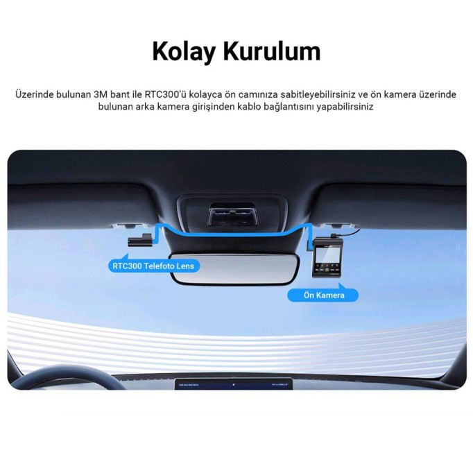 Viofo RTC300 A229 Pro / Plus Uyumlu 2K / 30Hz Telefoto Kamera