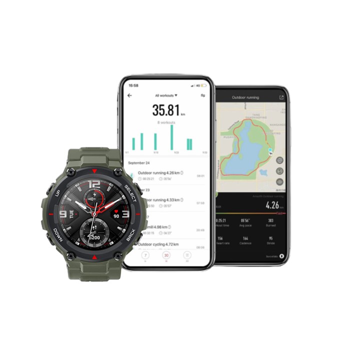 Xiaomi Amazfit T-Rex AMOLED Ekran GPS Akıllı Saat Xiaomi Amazfit T-Rex AMOLED Ekran GPS Akıllı Saat