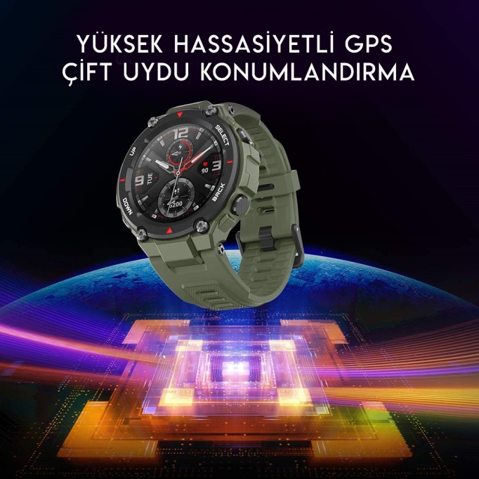 Xiaomi Amazfit T-Rex AMOLED Ekran GPS Akıllı Saat Xiaomi Amazfit T-Rex AMOLED Ekran GPS Akıllı Saat