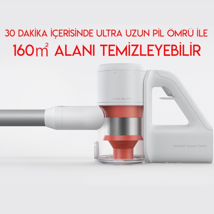 Xiaomi Handheld Vacuum Cleaner Kablosuz Şarjlı Süpürge Xiaomi Handheld Vacuum Cleaner Kablosuz Şarjlı Süpürge