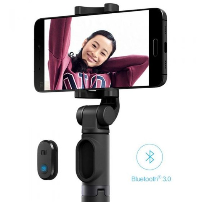 Xiaomi İkisi Bir Arada Bluetooth Selfie Çubuğu - Tripod Gri