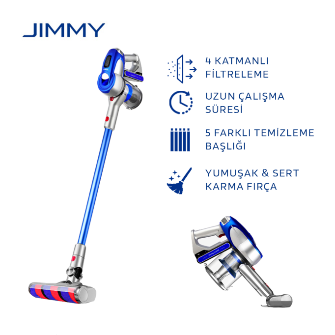 Xiaomi Jimmy JV83 Vacuum Cleaner Şarjlı Dikey Süpürge