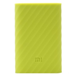 Yeşil Xiaomi Mi 10000 mAh Powerbank Koruyucu Silikon Kılıf Yeşil