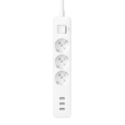 Xiaomi Mi 3 USB ve 3 Çıkışlı Akım Korumalı Priz