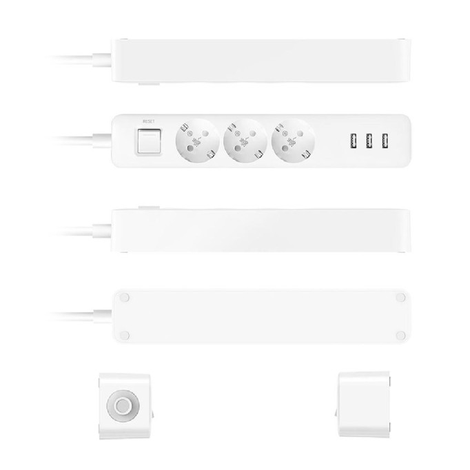Xiaomi Mi 3 USB ve 3 Çıkışlı Akım Korumalı Priz Xiaomi Mi 3 USB ve 3 Çıkışlı Akım Korumalı Priz