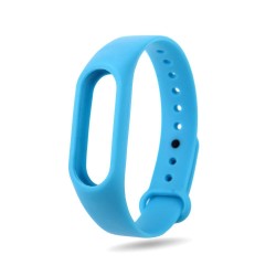 Mavi Xiaomi Mi Band 2 Yedek Silikon Bileklik Mavi