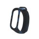 Xiaomi Mi Band 4 ve 3 için Kamuflaj Desenli Yedek Silikon Bileklik Yeşil
