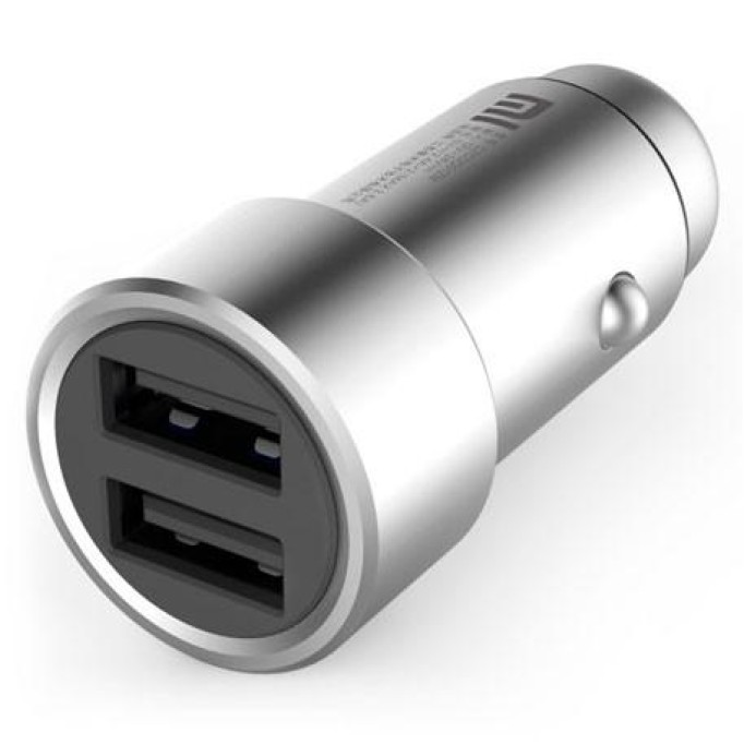 Xiaomi Mi Çift USB Çıkışlı Metal Araç Şarj Adaptörü