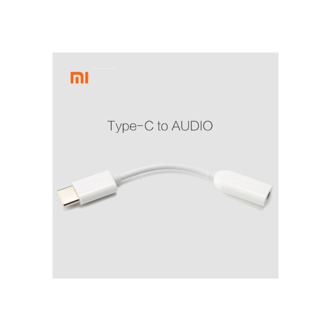 Xiaomi Type-C - Audio Kulaklık Jak Dönüştürücü Beyaz