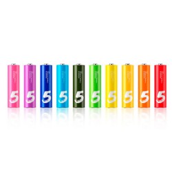 Xiaomi ZMI 10'lu AA Rainbow Alkalin Kalem Pil