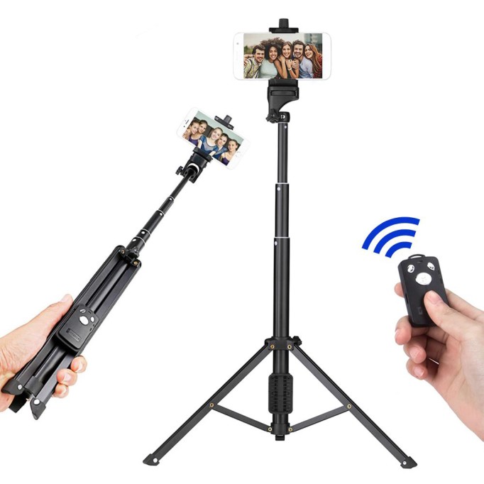 Yunteng VCT-1688 Selfie Kumandalı Monopod Tripod