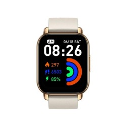 Beyaz Zeblaze Btalk IP68 Su Geçirmez Sesli Görüşme Yapılabilen Akıllı Saat Beyaz